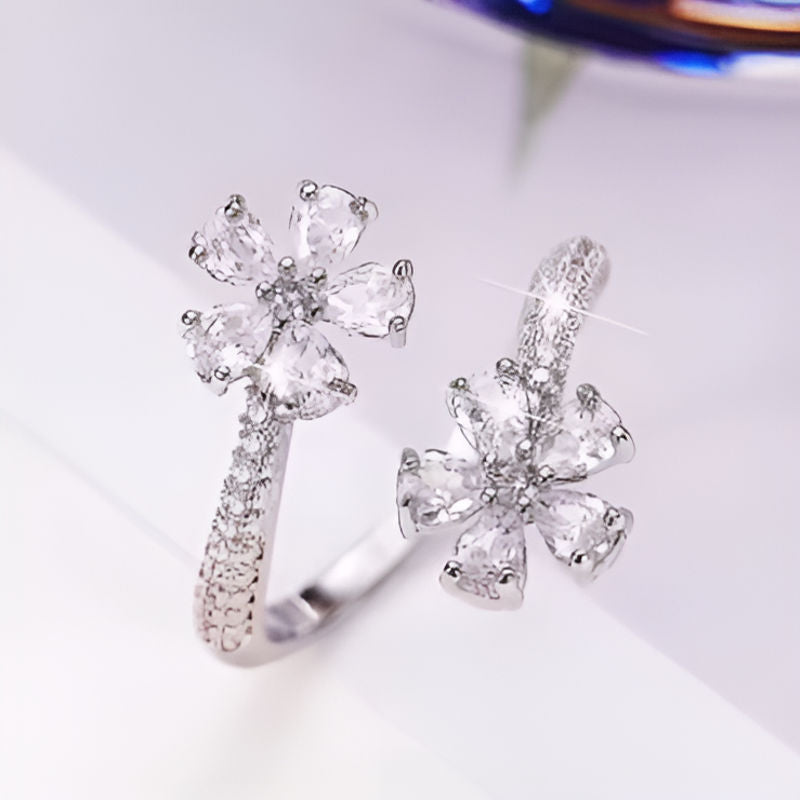 Vintage Rose Opening Ring