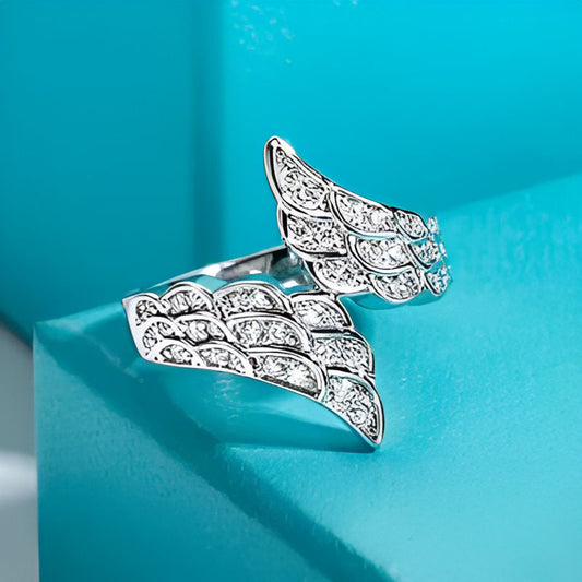 Vintage Angel Wing Ring