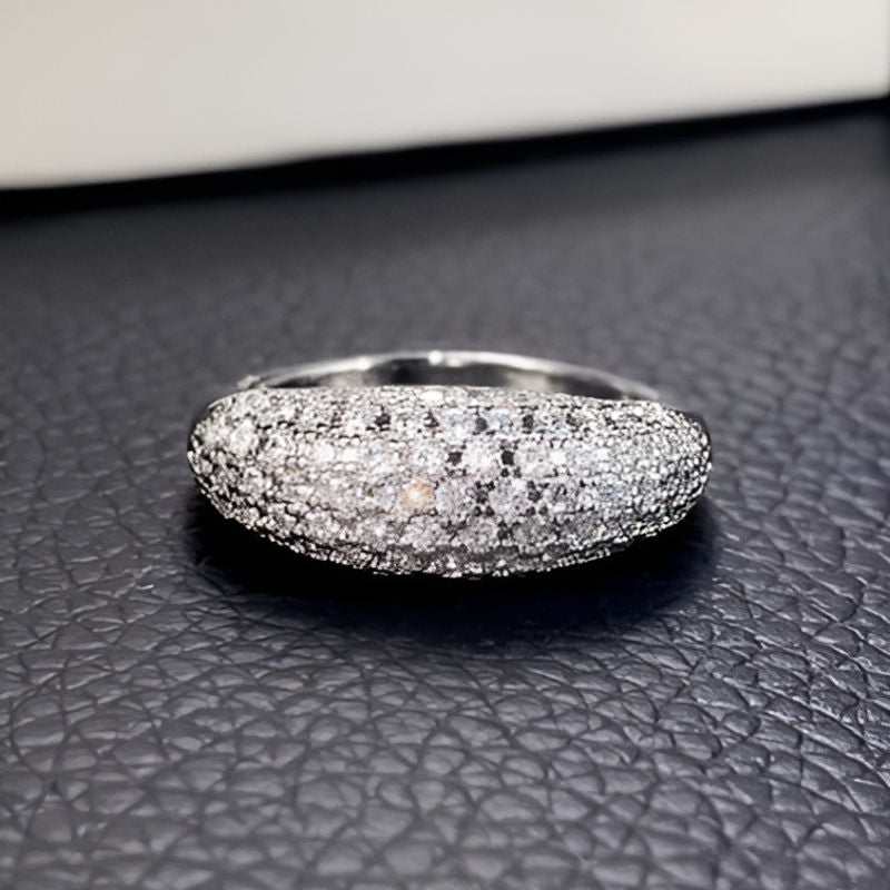 Vintage Bling Bling Zirconia Ring
