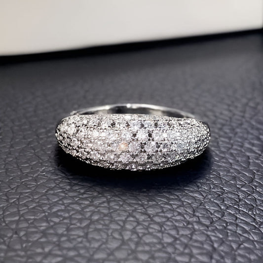 Vintage Bling Bling Zirconia Ring