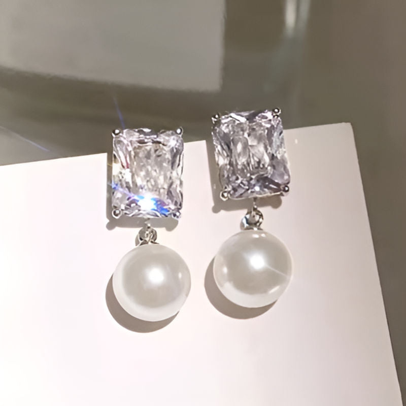 Elegant Bright Drop Earrings