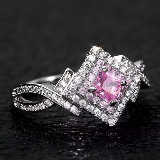 Vintage Pink Princess Ring