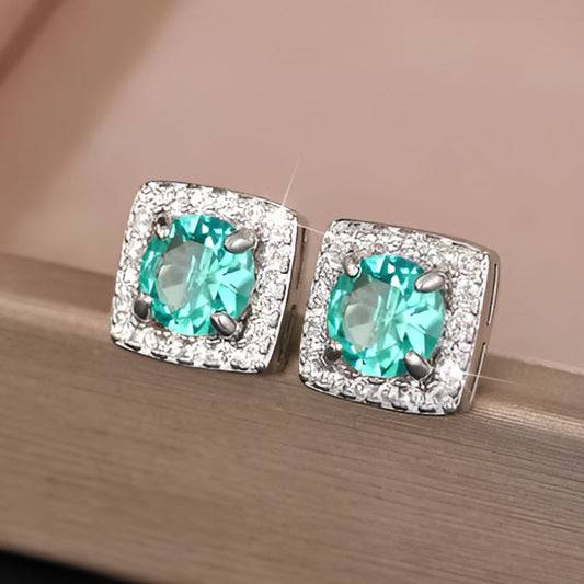 Vintage Brilliant Zirconia Earrings
