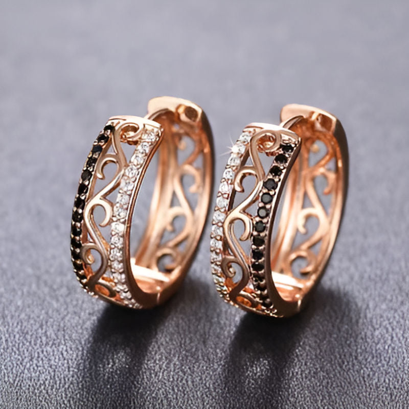 Vintage Rose Gold Earrings