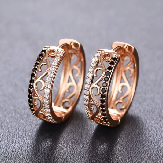 Vintage Rose Gold Earrings