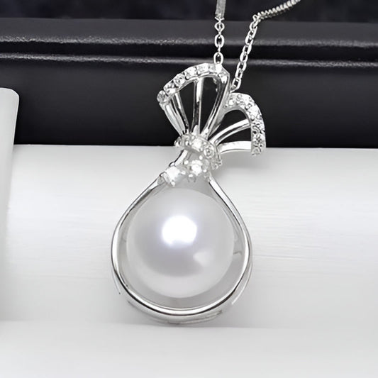 Silver Money Bag Pendant Necklace