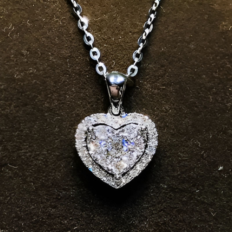 Vintage Heart Pendant Necklace