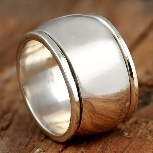 Silver Simple Versatile Ring