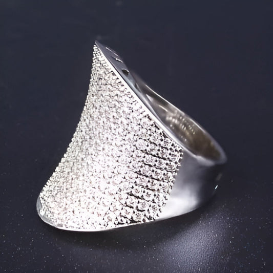 Vintage Hyperbole Cocktail Ring