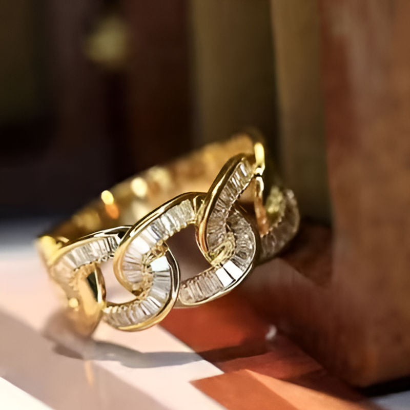 Vintage Chain Shape Ring