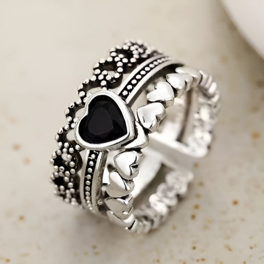 Vintage Style Pattern Ring