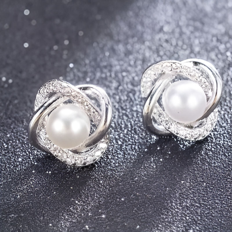 Vintage Imitation Pearl Earrings