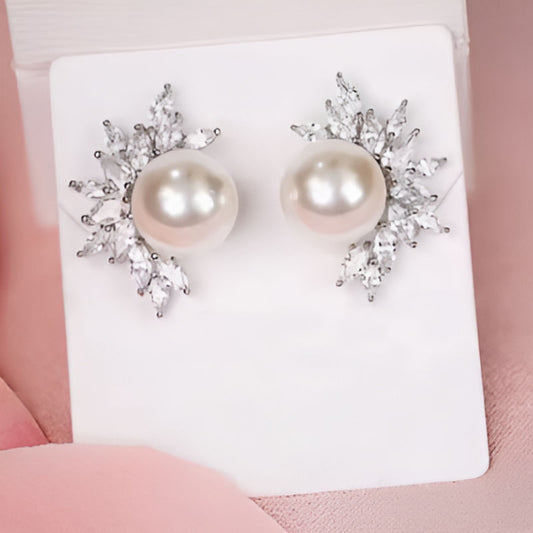 Vintage Imitation Pearl Earrings