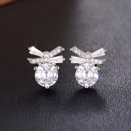 Vintage Exquisite Bow Earrings