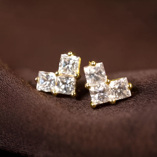 Vintage Small Heart Earrings