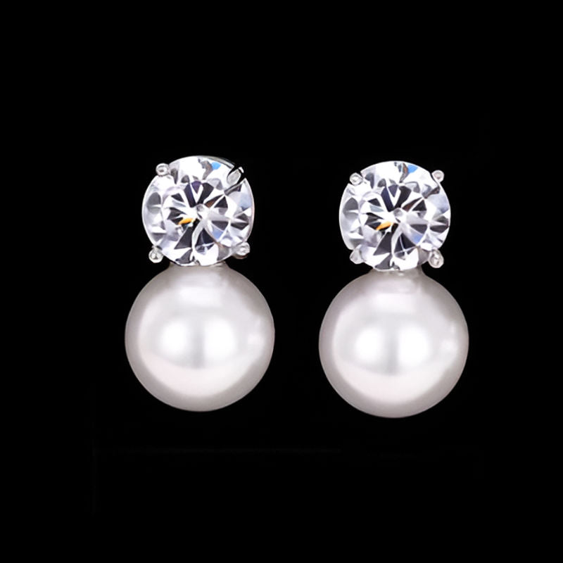 Elegant Imitation Pearl Earrings