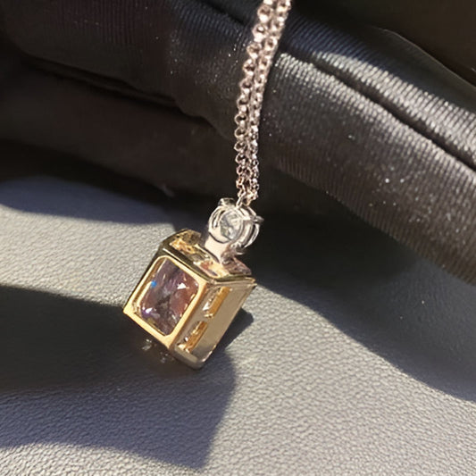 Vintage Sweet Pink Necklace