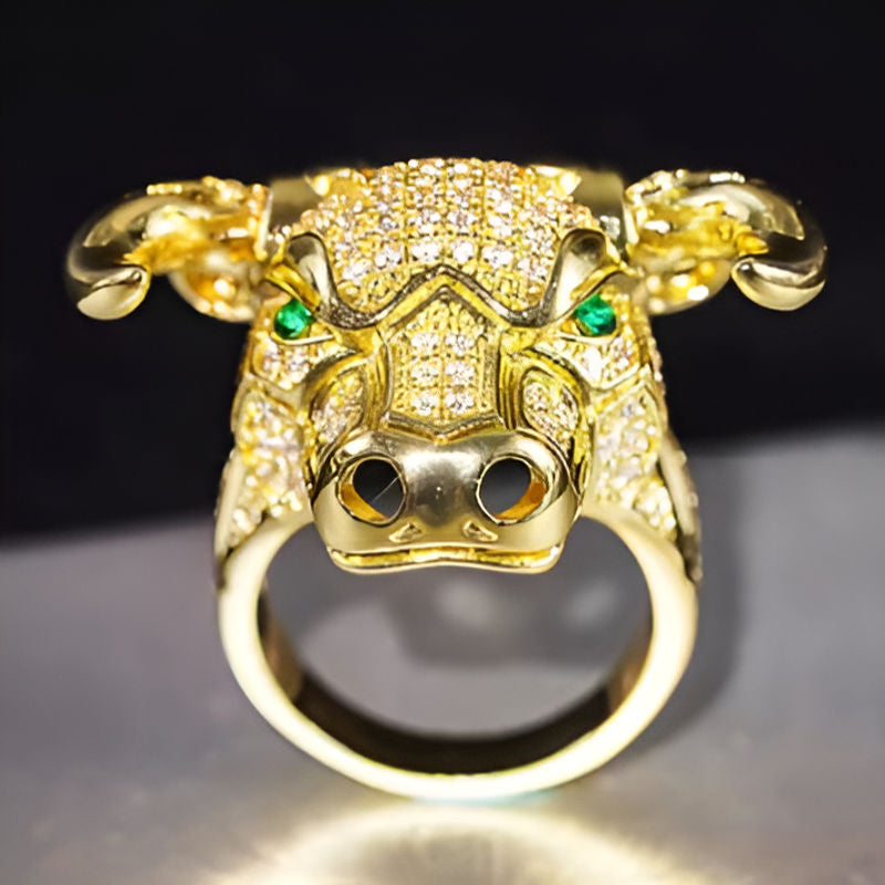Vintage Sparkling Cow Ring
