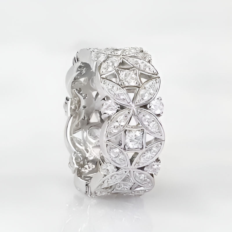 Vintage Opulent Wide Ring