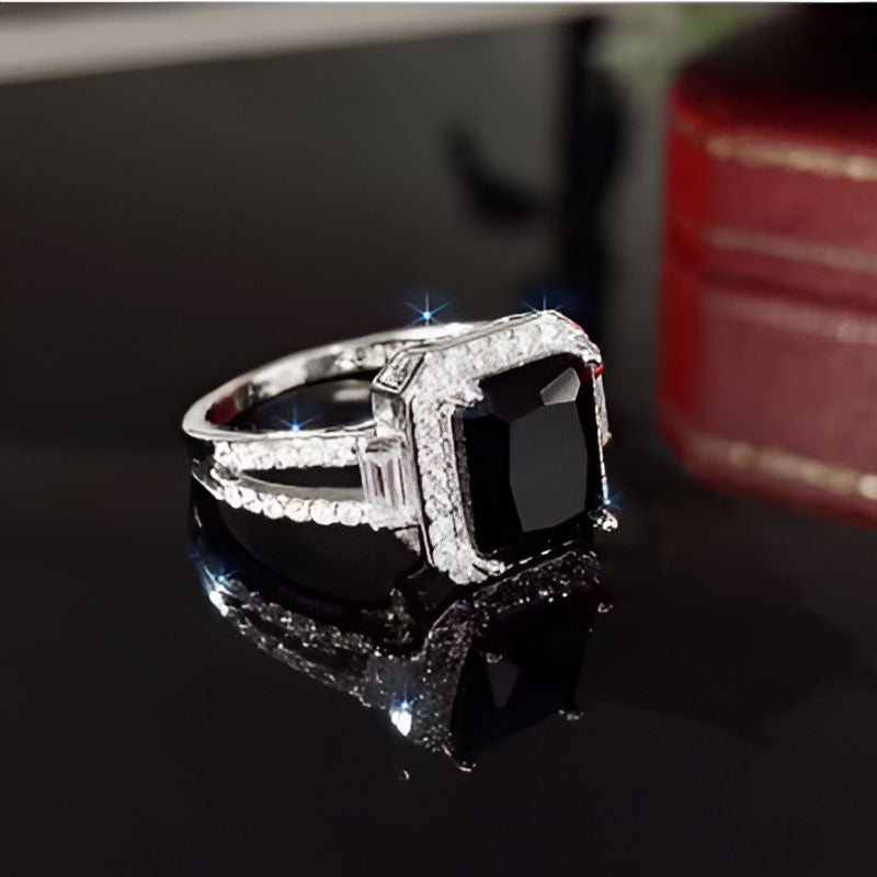 Vintage Black Temperament Ring