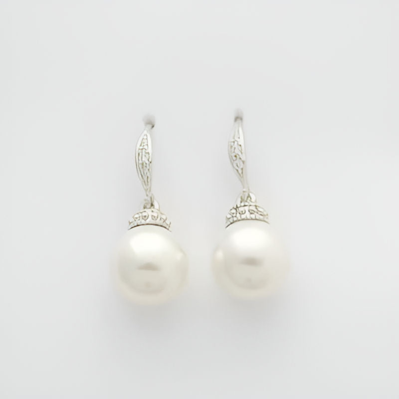 Elegant Simulated Pearl Earrings