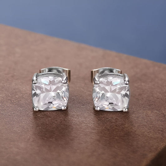 Vintage White Zirconia Earrings