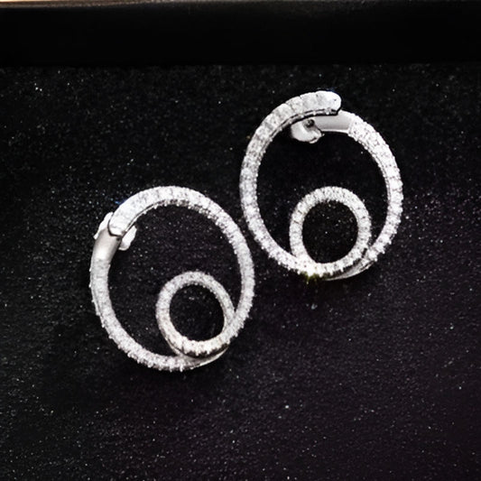 Vintage Graceful Hollow Earrings
