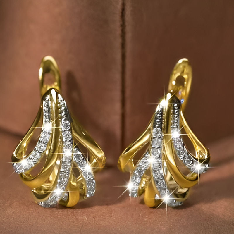 Elegant Opulent Shiny Earrings