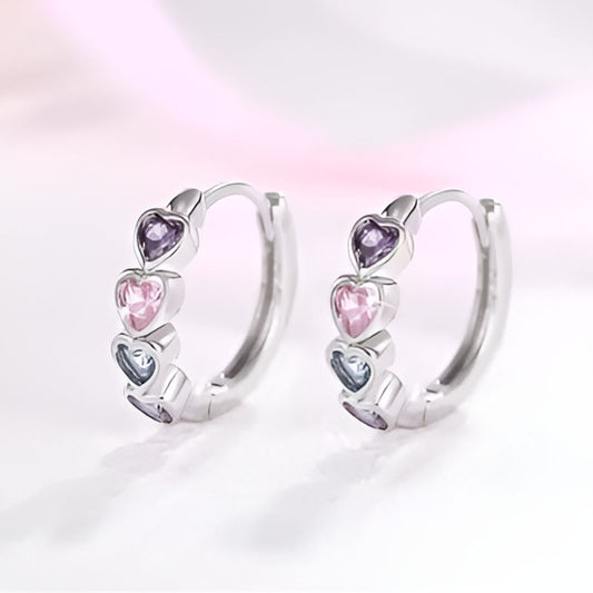 Vintage Dainty Heart Earrings