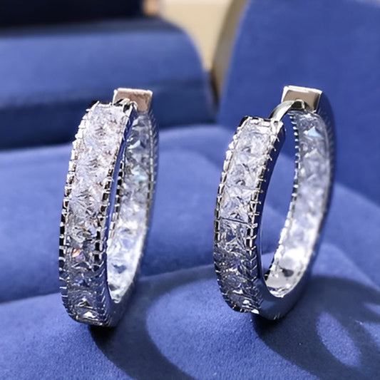 Vintage Full Square Earrings