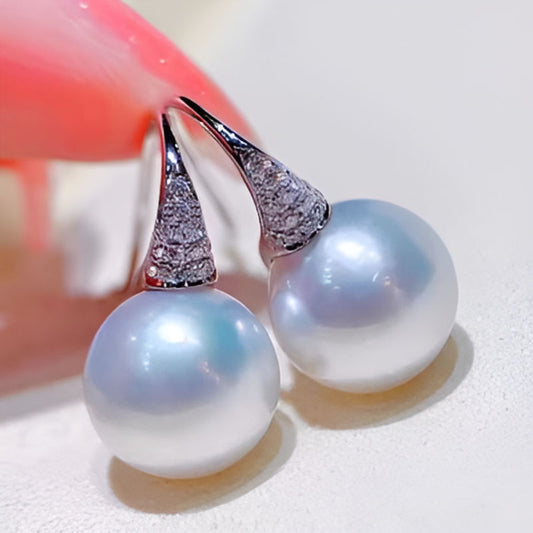 Vintage Contracted Pearl Earrings