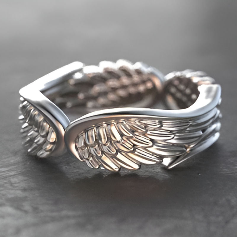 Silver Plated Wings Ring