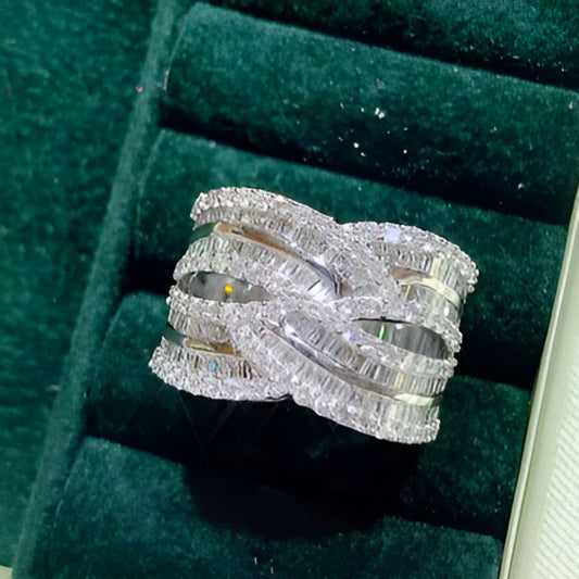 Vintage Crystal Zirconia Ring