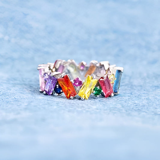 Vintage Bright Multicolor Ring