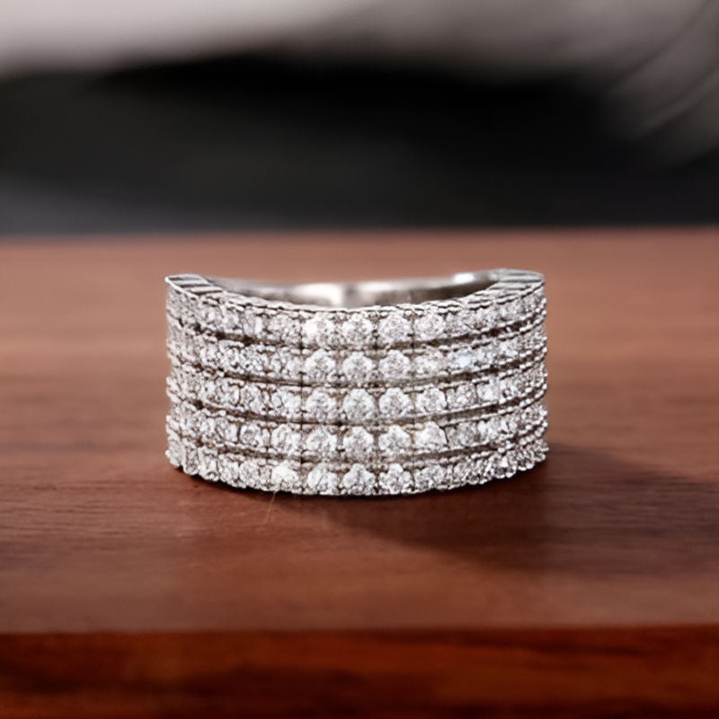 Vintage Crystal Zirconia Ring