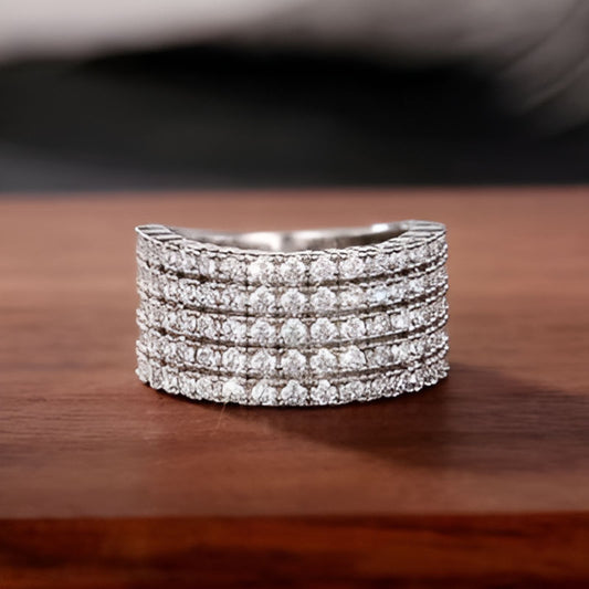 Vintage Crystal Zirconia Ring