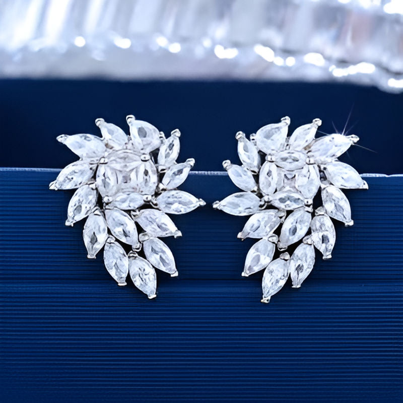 Vintage Bright Zirconia Earrings