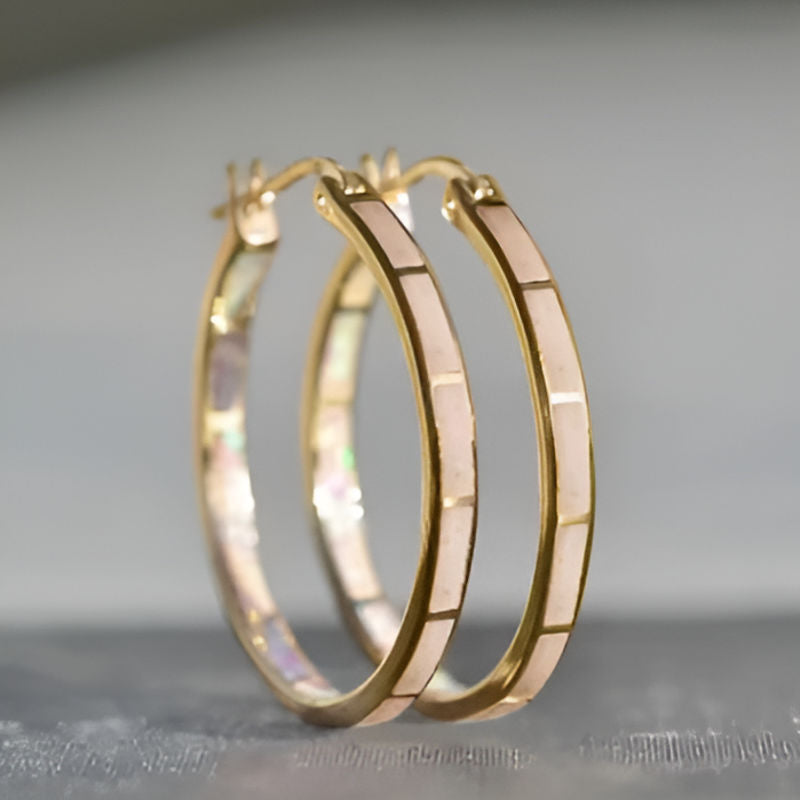 Gold Large Hoop Earrings