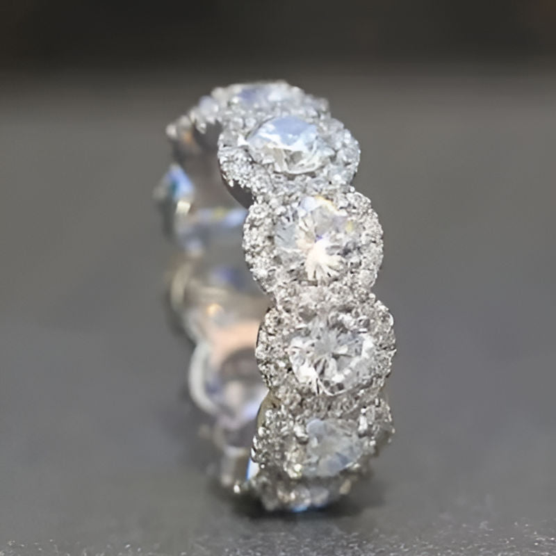 Silver Brilliant Zirconia Ring