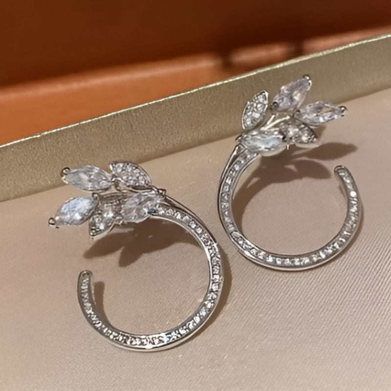 Vintage Flower Stud Earrings