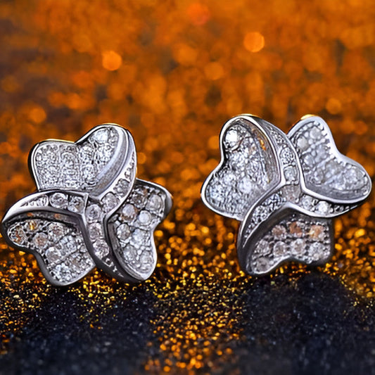 Elegant Lady Flower Earrings