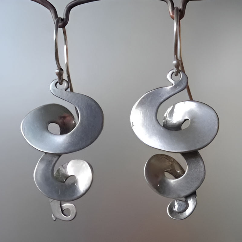 Vintage Silver Helix Earrings
