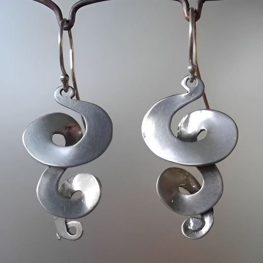 Vintage Silver Helix Earrings