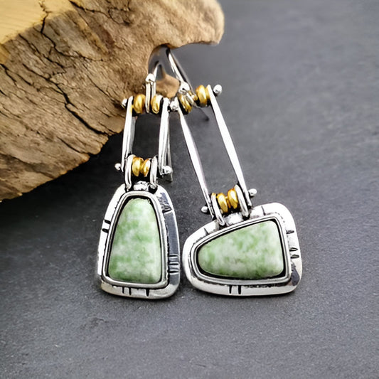 Vintage Irregular Owl Earrings