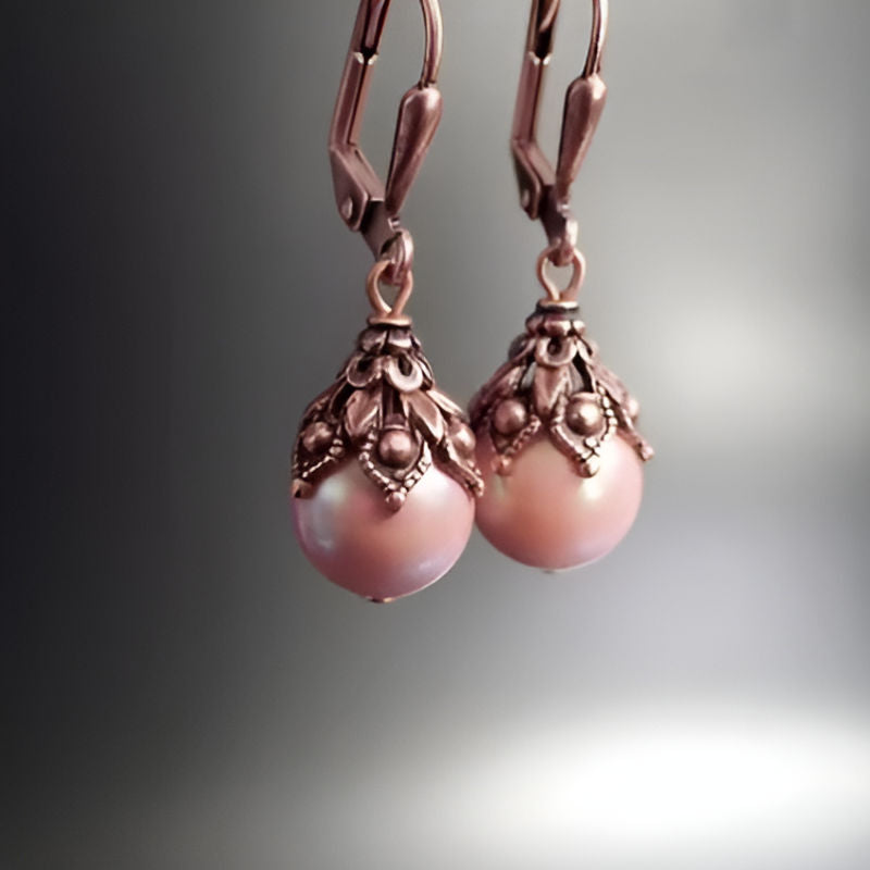 Vintage Pearl Dangle Earrings