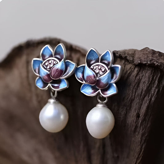 Vintage Imitation Pearls Earrings