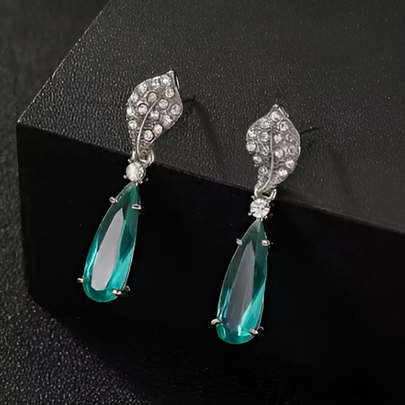 Elegant Waterdrop Flower Earrings