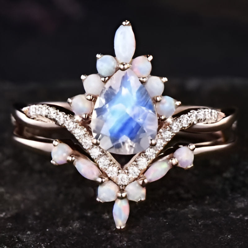 Rose Gold Waterdrop Ring