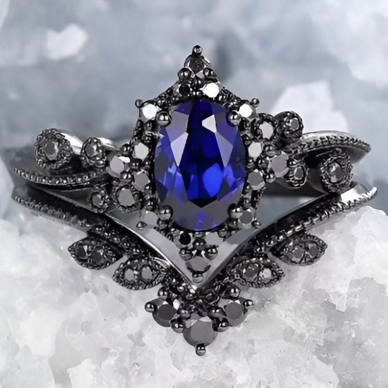 Elegant Blue Stone Ring