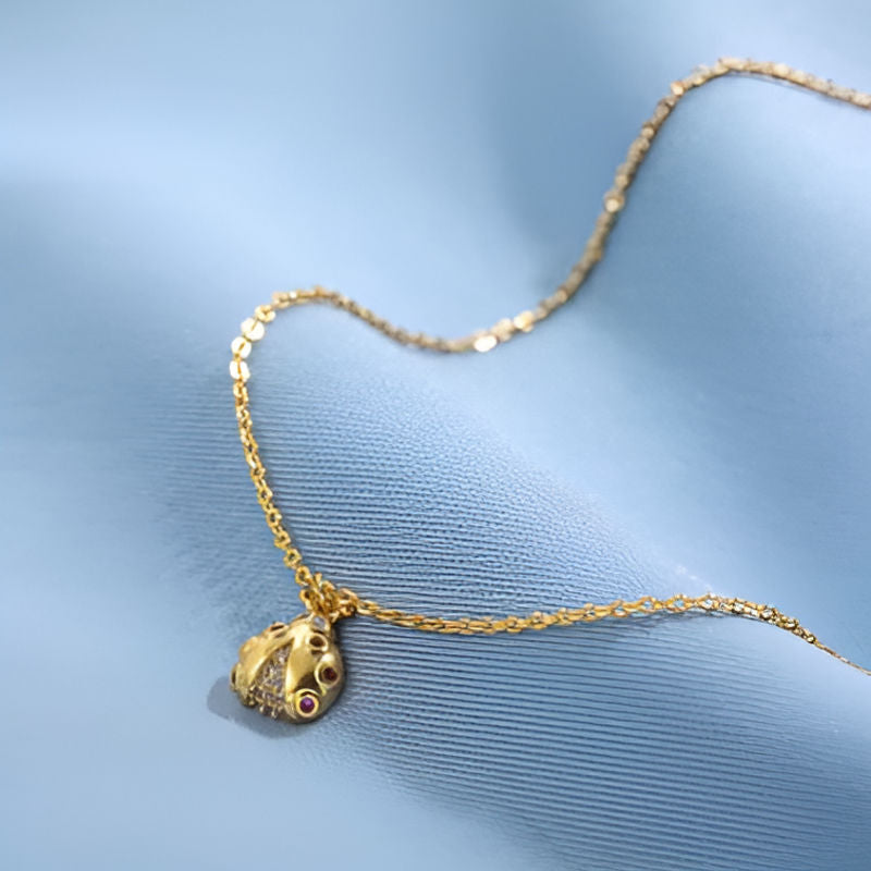 Elegant Animals Ladybug Necklace